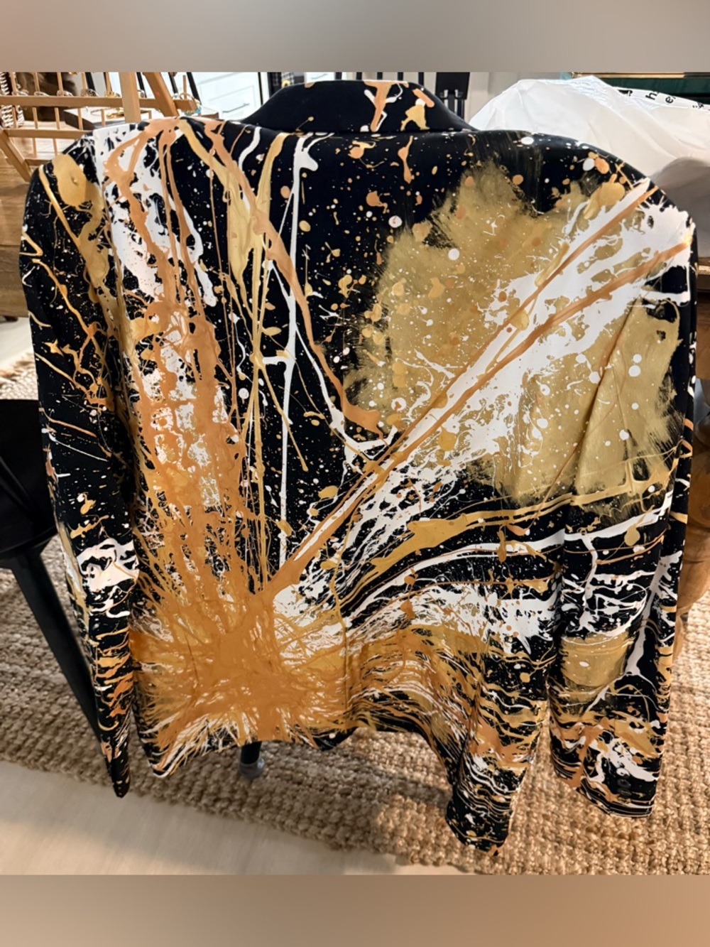 Hand-Painted ZeGarie 1/1 Blazer Created by Artist Charles Anderson.